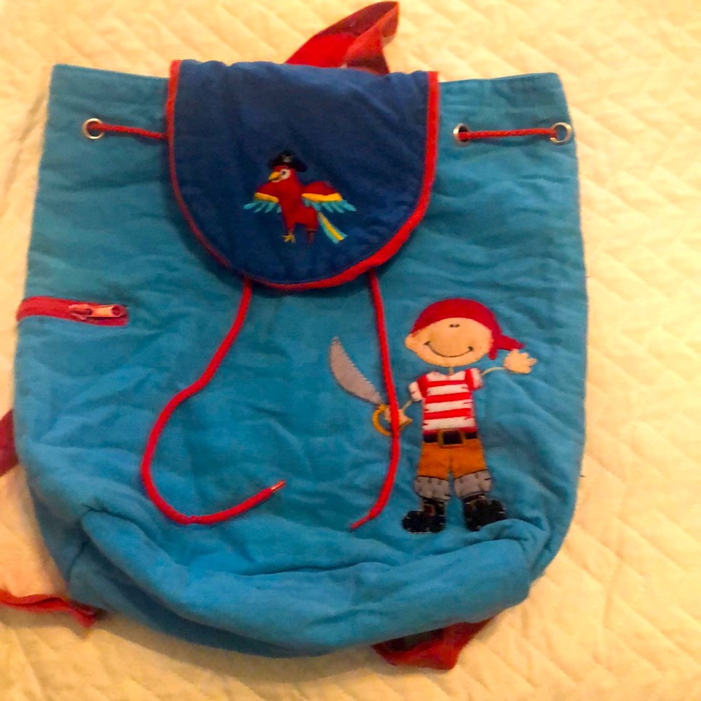 Stephen Joseph preschool kids pirate backpack